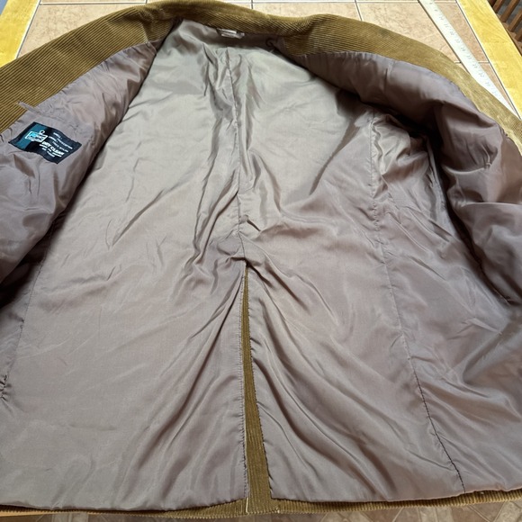 Vintage Kmart Corduroy Blazer Jacket Brown Sz 42R Japan Made 100% Cotton‎ 80s - Picture 4 of 11